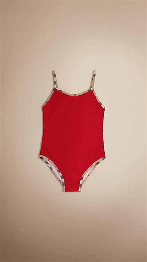 red burberry girls dress|Burberry swimwear for girls.